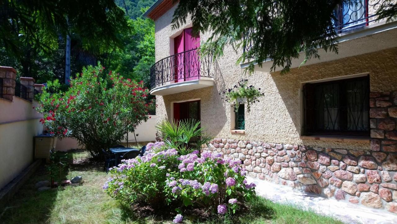 Appartement 48 M2 Avec Jardin Au Rdc Dans Villa A 5 Min A Pied Des Thermes De Vernet-Les-Bains, Location De Samedi A Samedi エクステリア 写真